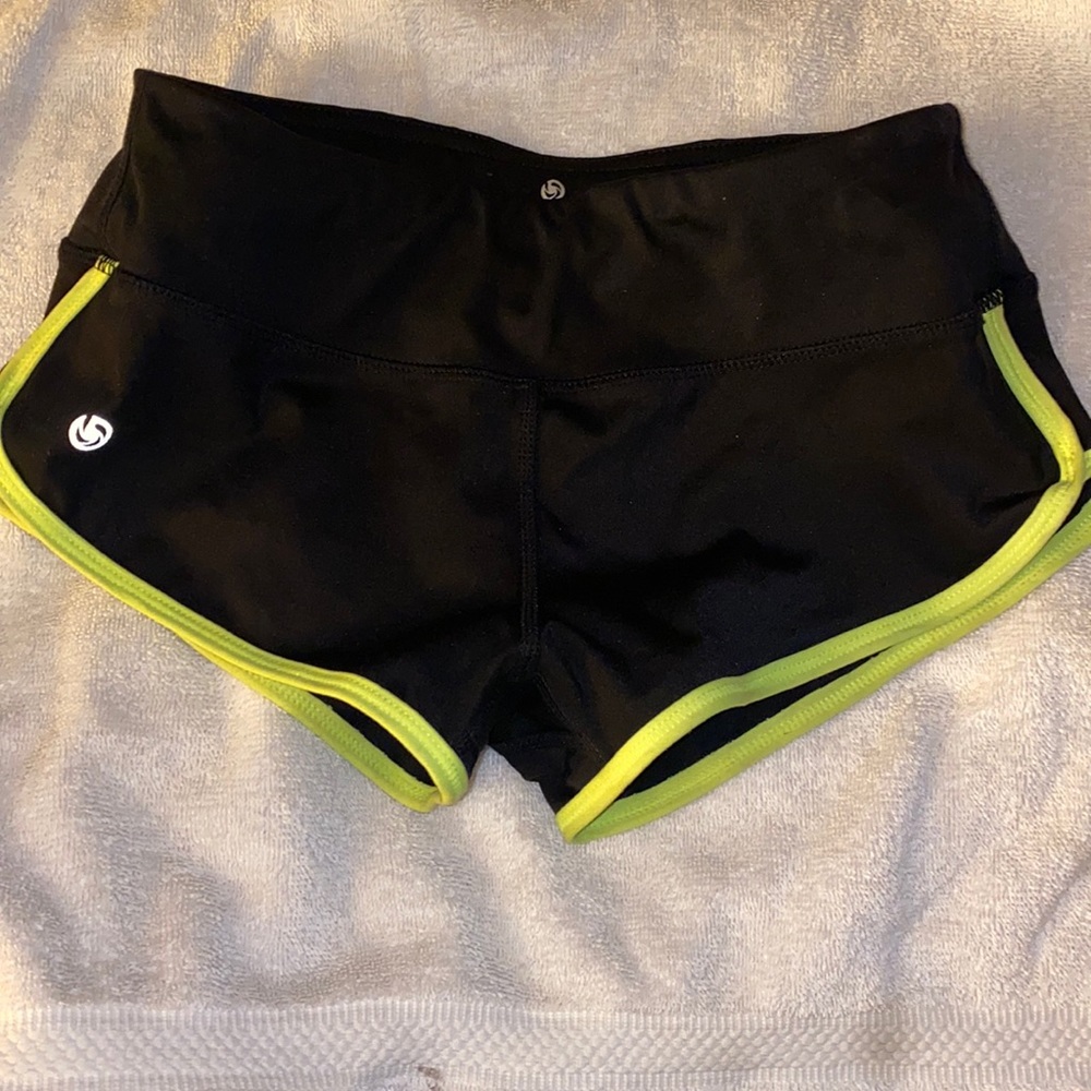 Bubble lime XS spandex shorts